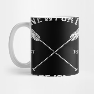 Vintage Summers in Newport Vacation graphic Mug